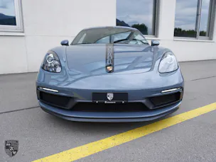 Porsche 718 Cayman GTS Graphitblau 2.5 [ Handgeschaltet ] [ Carbon Heckspoiler DTC Gutachten ]
