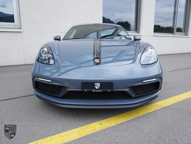 Porsche 718 Cayman GTS Graphitblau 2.5 [ Handgeschaltet ] [ Carbon Heckspoiler DTC Gutachten ]