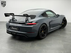 PORSCHE 718 Cayman GTS Graphitblau 2.5 [ Handgeschaltet ] [ Carbon Heckspoiler DTC Gutachten ]