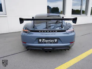 Porsche 718 Cayman GTS Graphitblau 2.5 [ Handgeschaltet ] [ Carbon Heckspoiler DTC Gutachten ]