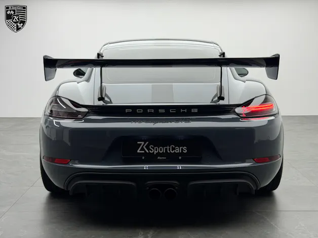 PORSCHE 718 Cayman GTS Graphitblau 2.5 [ Handgeschaltet ] [ Carbon Heckspoiler DTC Gutachten ]