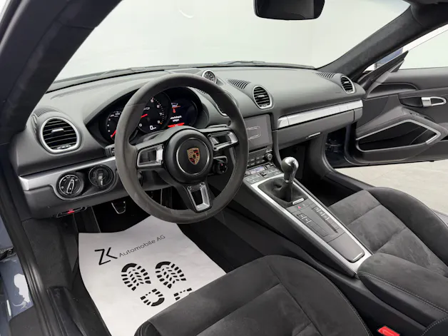 PORSCHE 718 Cayman GTS Graphitblau 2.5 [ Handgeschaltet ] [ Carbon Heckspoiler DTC Gutachten ]