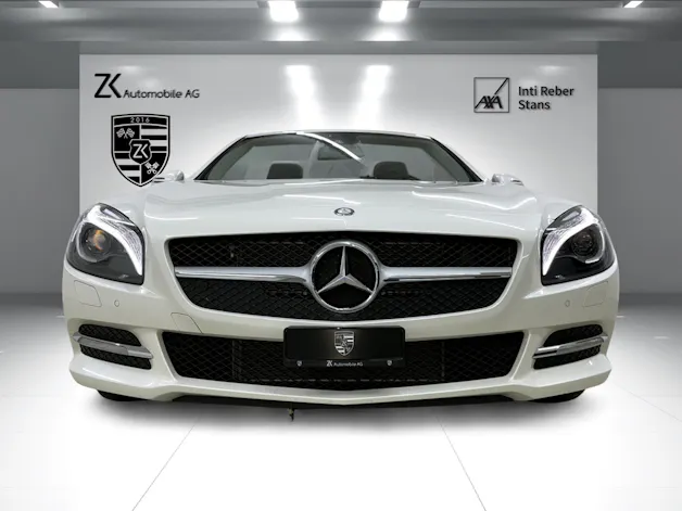 Mercedes-Benz SL 350 Roadster 7G-Tronic diamantweiss ★ RF-Kamera ★ Panorama-Variodach getönt ★ Leder ★ Sitzheizung ★