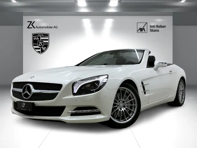 Mercedes-Benz SL 350 Roadster 7G-Tronic diamantweiss ★ RF-Kamera ★ Panorama-Variodach getönt ★ Leder ★ Sitzheizung ★