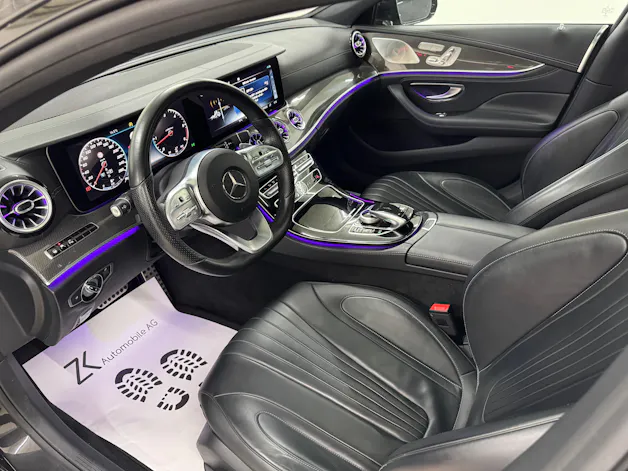 Mercedes-Benz CLS 400 d AMG Line 4Matic Grafitgrau 9G-Tronic | 360° Kamera | Glasdach | Carbon Paket | Widescreen Cockpit | Keyless Go |