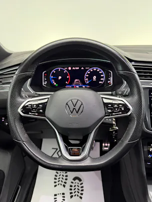 VW Tiguan 2.0 TDI SCR R-Line 200PS NIGHTSHADE BLUE 4Motion DSG / RF-Kamera / Leder / Standheizung / AHK-Schwenkbar /