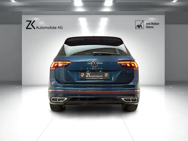 VW Tiguan 2.0 TDI SCR R-Line 200PS NIGHTSHADE BLUE 4Motion DSG / RF-Kamera / Leder / Standheizung / AHK-Schwenkbar /