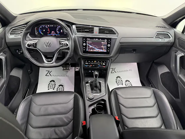 VW Tiguan 2.0 TDI SCR R-Line 200PS NIGHTSHADE BLUE 4Motion DSG / RF-Kamera / Leder / Standheizung / AHK-Schwenkbar /