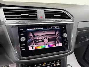 VW Tiguan 2.0 TDI SCR R-Line 200PS NIGHTSHADE BLUE 4Motion DSG / RF-Kamera / Leder / Standheizung / AHK-Schwenkbar /