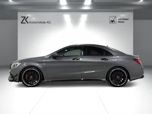 Mercedes-Benz CLA 45 AMG 381PS Mountaingray 4Matic Speedshift / RF-Kamera / Glasdach / H&K Sound / Night-Paket /