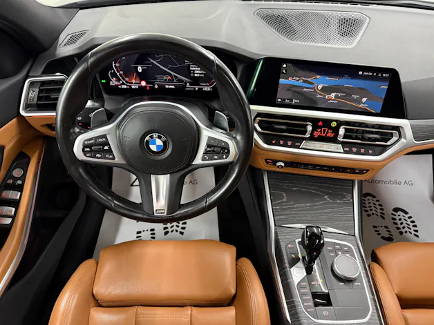 BMW 330d xDrive 48V Touring M Sport DRAVITGRAU Steptronic ★ Panoramadach ★ RF-Kamera ★ M-Ledersportsitze ★ Live Cockpit ★ AHK ★