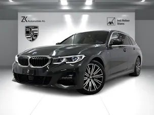 BMW 330d xDrive 48V Touring M Sport DRAVITGRAU Steptronic ★ Panoramadach ★ RF-Kamera ★ M-Ledersportsitze ★ Live Cockpit ★ AHK ★