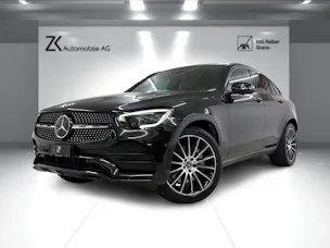 Mercedes-Benz GLC Coupé 300 AMG Line 258PS Obsidianschwarz 4Matic 9G-Tronic / Panoramadach / 360° Kamera / Leder / Head-Up-Display / Keyless /