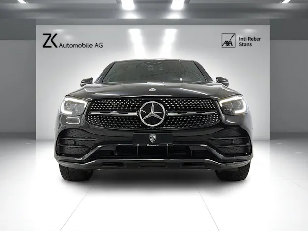 Mercedes-Benz GLC Coupé 300 AMG Line 258PS Obsidianschwarz 4Matic 9G-Tronic / Panoramadach / 360° Kamera / Leder / Head-Up-Display / Keyless /