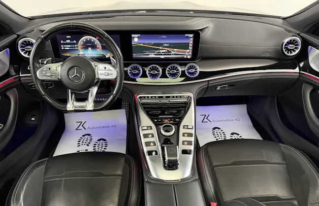 Mercedes-Benz AMG GT 4 43 4Matic+ obsidian black Speedshift TCT / Glasdach / 360° Kamera / Head-Up / Burmester / Night Paket /
