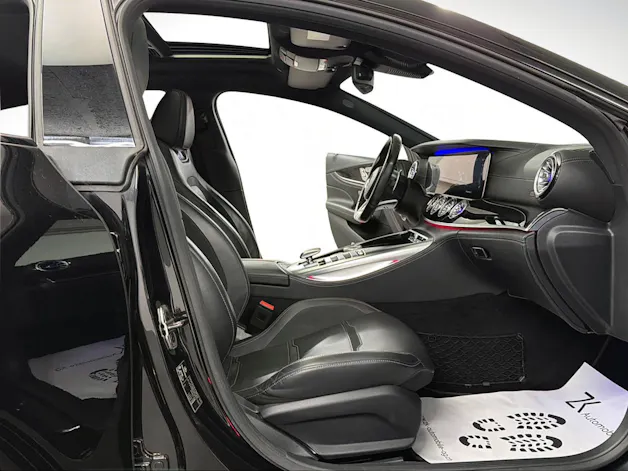 Mercedes-Benz AMG GT 4 43 4Matic+ obsidian black Speedshift TCT / Glasdach / 360° Kamera / Head-Up / Burmester / Night Paket /
