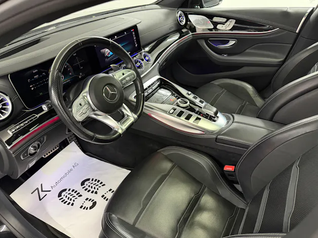 Mercedes-Benz AMG GT 4 43 4Matic+ obsidian black Speedshift TCT / Glasdach / 360° Kamera / Head-Up / Burmester / Night Paket /