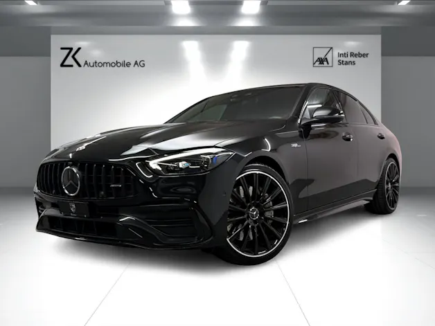 Mercedes-Benz C 43 AMG Obsidian Black 408PS 4Matic / RF-Kamera / Schiebedach / Leder / Keyless Go / Carbonpaket / Hinterachslenkung /