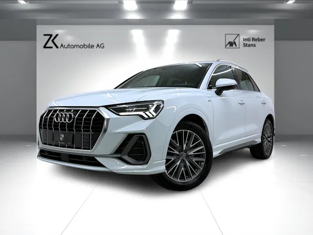 Audi Q3 40 TFSI S line 190PS Gletscherweiss quattro S-tronic / RF-Kamera / Panoramadach / Leder / Komfortschlüssel /
