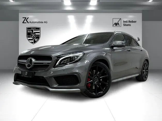 Mercedes-Benz GLA 45 AMG 4Matic 360PS 7G-DCT | AMG Heckspoiler | Performance-Abgasanlage | RF-Kamera | Panoramadach | Keyless Go |