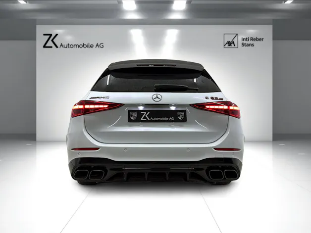 Mercedes-Benz C 63 S AMG T E 476PS Performance 4 Matic Designo Opalithweiss Metallic / CH-Fahrzeug / MB Gratis Service /