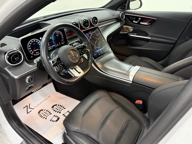 Mercedes-Benz C 63 S AMG T E 476PS Performance 4 Matic Designo Opalithweiss Metallic / CH-Fahrzeug / MB Gratis Service /