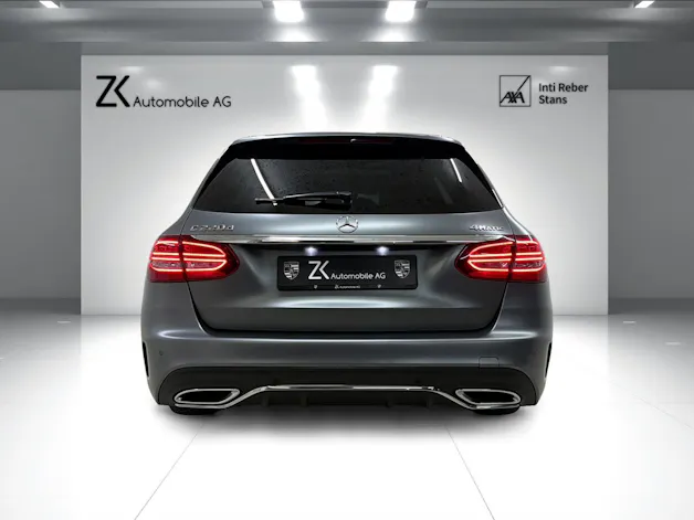 Mercedes-Benz C 220 d Swiss Star AMG Line 4M selenitgrau magno 9G-Tronic / Panoramadach / 360° Kamera / Leder / Keyless Go /