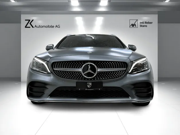 Mercedes-Benz C 220 d Swiss Star AMG Line 4M selenitgrau magno 9G-Tronic / Panoramadach / 360° Kamera / Leder / Keyless Go /