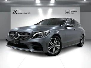 Mercedes-Benz C 220 d Swiss Star AMG Line 4M selenitgrau magno 9G-Tronic / Panoramadach / 360° Kamera / Leder / Keyless Go /