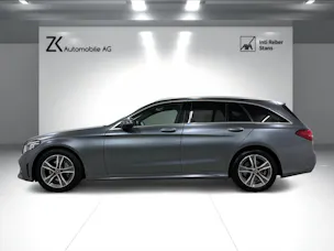 Mercedes-Benz C 220 d Swiss Star AMG Line 4M selenitgrau magno 9G-Tronic / Panoramadach / 360° Kamera / Leder / Keyless Go /