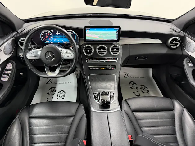 Mercedes-Benz C 220 d Swiss Star AMG Line 4M selenitgrau magno 9G-Tronic / Panoramadach / 360° Kamera / Leder / Keyless Go /
