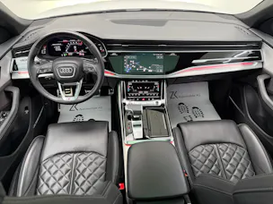 Audi Q8 55 TFSI S-Line 340PS quattro Pure White tiptronic / Panoramadach / 360° Kamera / B&O Sound / Komfortschlüssel /
