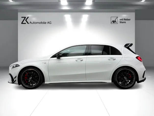 Mercedes-Benz A 45 S Performance 422PS Polarweiss AMG 4Matic+ Speedshift/ 360° Kamera / Panoramadach / Burmester / Head-Up / Night Paket /