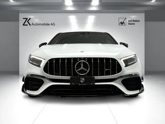 Mercedes-Benz A 45 S Performance 422PS Polarweiss AMG 4Matic+ Speedshift/ 360° Kamera / Panoramadach / Burmester / Head-Up / Night Paket /