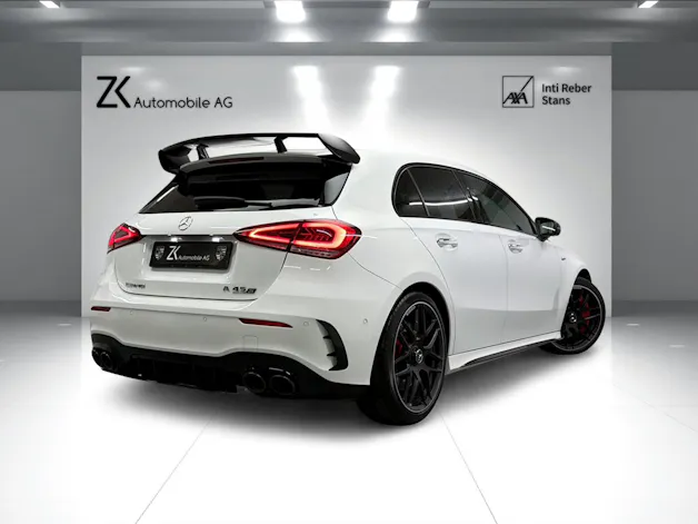 Mercedes-Benz A 45 S Performance 422PS Polarweiss AMG 4Matic+ Speedshift/ 360° Kamera / Panoramadach / Burmester / Head-Up / Night Paket /