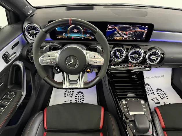Mercedes-Benz A 45 S Performance 422PS Polarweiss AMG 4Matic+ Speedshift/ 360° Kamera / Panoramadach / Burmester / Head-Up / Night Paket /