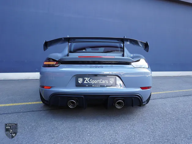 Porsche Cayman GT4 RS arktikgrau PDK [ Weissach-Paket ] [ Clubsport-Paket ] [ Liftsystem ] [ Rückfahrkamera ]
