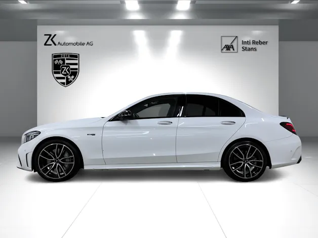 Mercedes-Benz C 43 AMG 4Matic Polarweiss Speedshift TCT 9G | 360° Kamera | Panoramadach | Performance Abgasanlage | Night-Paket | Burmester |