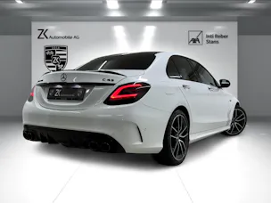 Mercedes-Benz C 43 AMG 4Matic Polarweiss Speedshift TCT 9G | 360° Kamera | Panoramadach | Performance Abgasanlage | Night-Paket | Burmester |