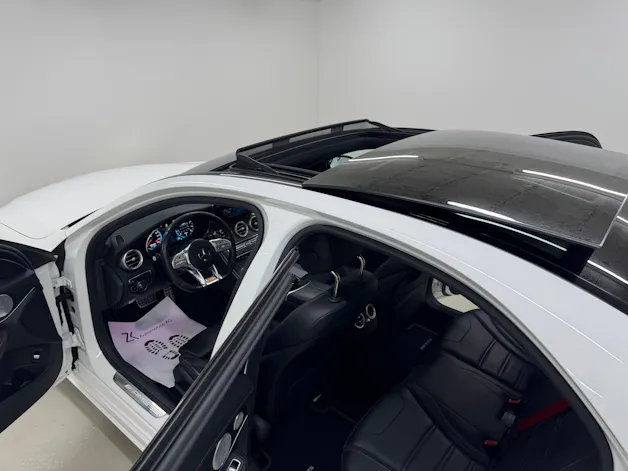 Mercedes-Benz C 43 AMG 4Matic Polarweiss Speedshift TCT 9G | 360° Kamera | Panoramadach | Performance Abgasanlage | Night-Paket | Burmester |