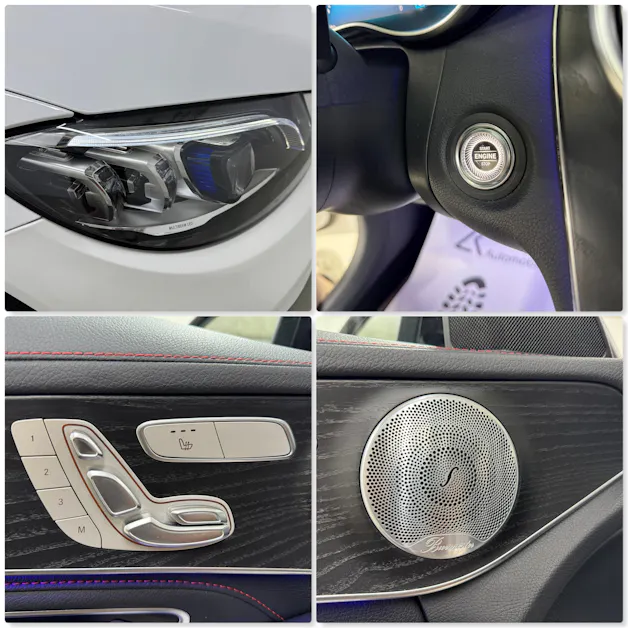Mercedes-Benz C 43 AMG 4Matic Polarweiss Speedshift TCT 9G | 360° Kamera | Panoramadach | Performance Abgasanlage | Night-Paket | Burmester |