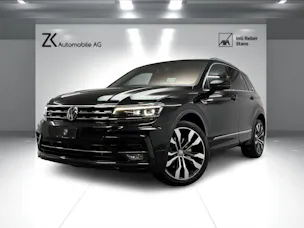 VW Tiguan 2.0TSI High. R-Line 230PS Deep Black 4Motion DSG / 360° Cam / Head-Up-Display / Keyless / Dynamiklenkung / 20J Suzuka /