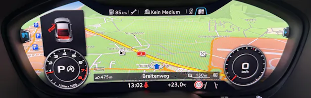 Audi TT Coupé 2.0 TFSI S-Line 230PS Midnight Black quattro S-tronic / B&O Soundsystem / Komfortschlüssel / Matrix-LED / drive select