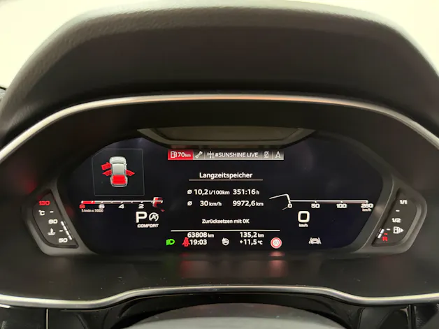 Audi Q3 Sportback 40 TFSI S line quattro Midnight Black S-tronic / 360° Kamera / virtual Cockpit / Komfortschlüssel /