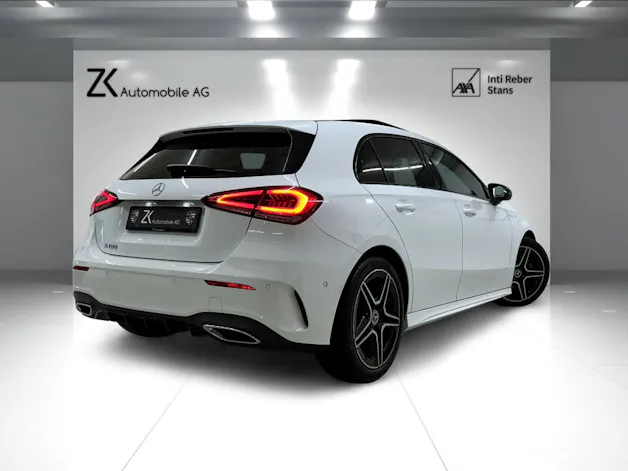Mercedes-Benz A 180 AMG Line Polarweiss 7G-DCT / 360° Kamera / Panoramadach / Leder / Night Paket /