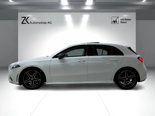 Mercedes-Benz A 180 AMG Line Polarweiss 7G-DCT / 360° Kamera / Panoramadach / Leder / Night Paket /