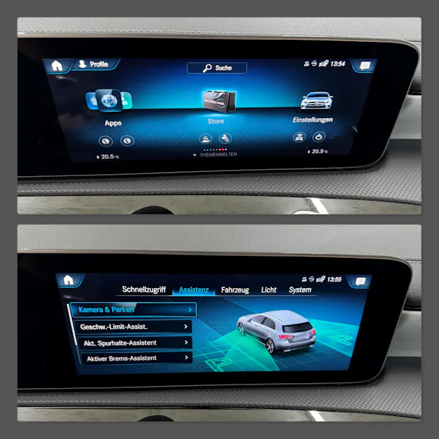 Mercedes-Benz A 180 AMG Line Polarweiss 7G-DCT / 360° Kamera / Panoramadach / Leder / Night Paket /