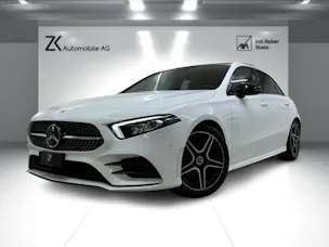 Mercedes-Benz A 180 AMG Line Polarweiss 7G-DCT / 360° Kamera / Panoramadach / Leder / Night Paket /