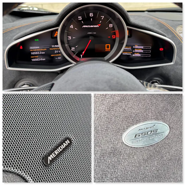 McLaren 650S Coupé 3.8 V8 Carbon Black SSG [ P1 Carbon Racing Seat ] [ Carbon Fibre Interior ] [ Alcantara Trim / Contrast Stitching ]