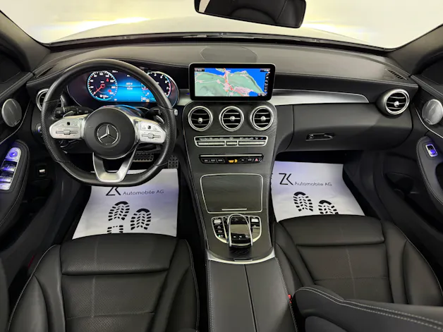 Mercedes-Benz C 200 Swiss Star AMG Line 4M Selenitgrau 9G-Tronic / 360° Kamera / Panoramadach / Leder / Keyless Go /